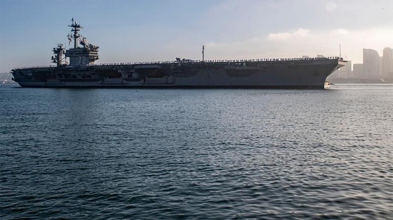 Last year, a fire injured six people, and the USS Lincoln nuclear aircraft carrier suffered another fire repair | attack | including | Lincoln | United States | Navy | aircraft carrier | fire