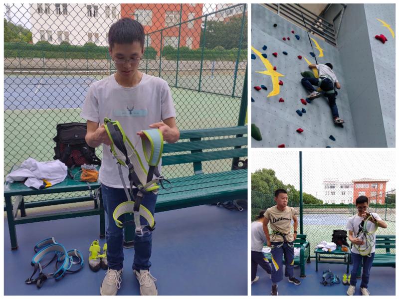 This school uses rock climbing to relieve stress for students and pursue glory. The high school and college entrance exams are about to be reviewed. Students