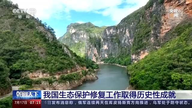 The "green" transcript is eye-catching! China's ecological protection and restoration work has achieved historic achievements. National | Protection | Ecology