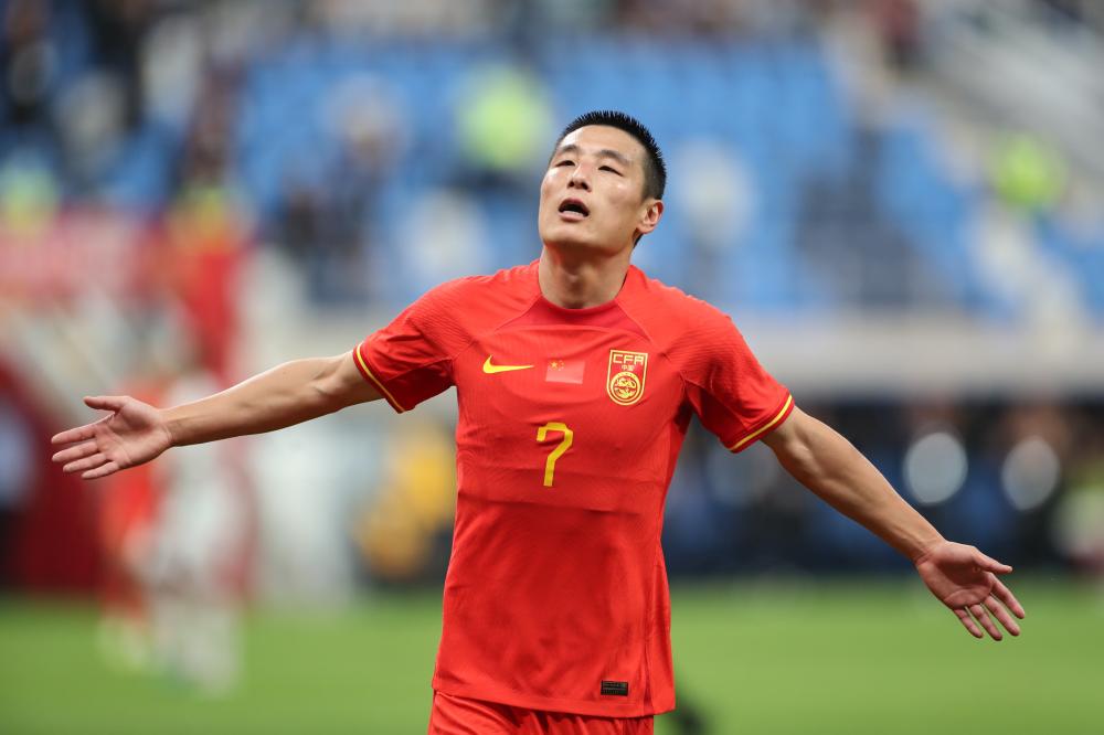 But no problem!, Leading striker Wu Lei: As he gets older, his recovery is indeed slower. On the 20th, the Chinese national football team scored a goal against Palestine | the national team | the striker