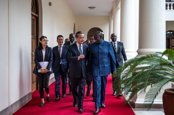 Kenyan President Luto Meets with Wang Yi Project | Nairobi | Kenya