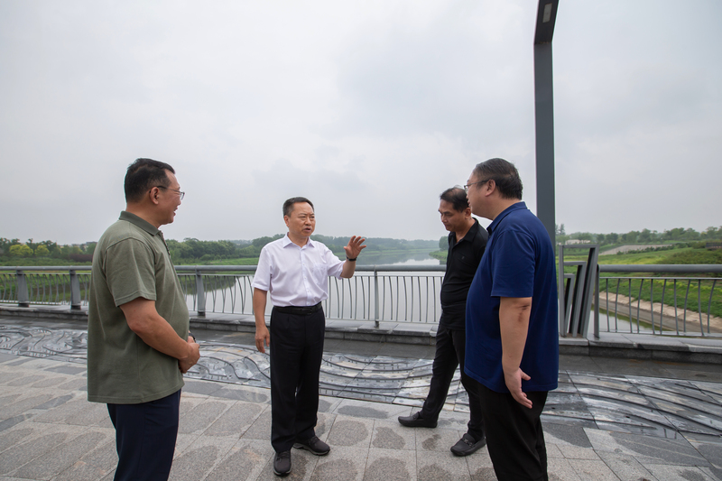 Ensure the absolute safety of flood control in the capital!, Minister of Water Resources Li Guoying "Inspects" Flood Control: Ensuring the Safety of People's Lives and Property in Daqing River | Ziya River | Inspection and Guidance