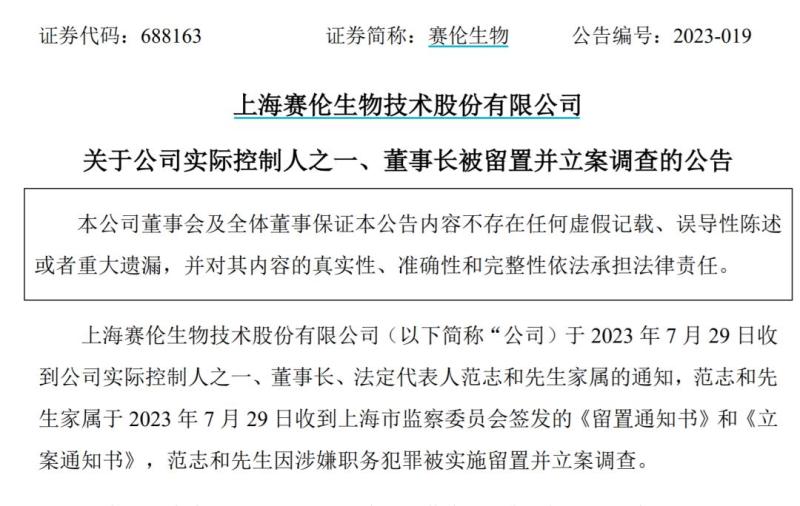 上市公司63岁董事长立案调查,中纪委亮剑！集中整治医药领域生物|董事长|上市公司