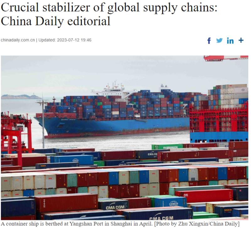 Don't confront, talk and reason | Stable global industrial chain countries | Exports | Global