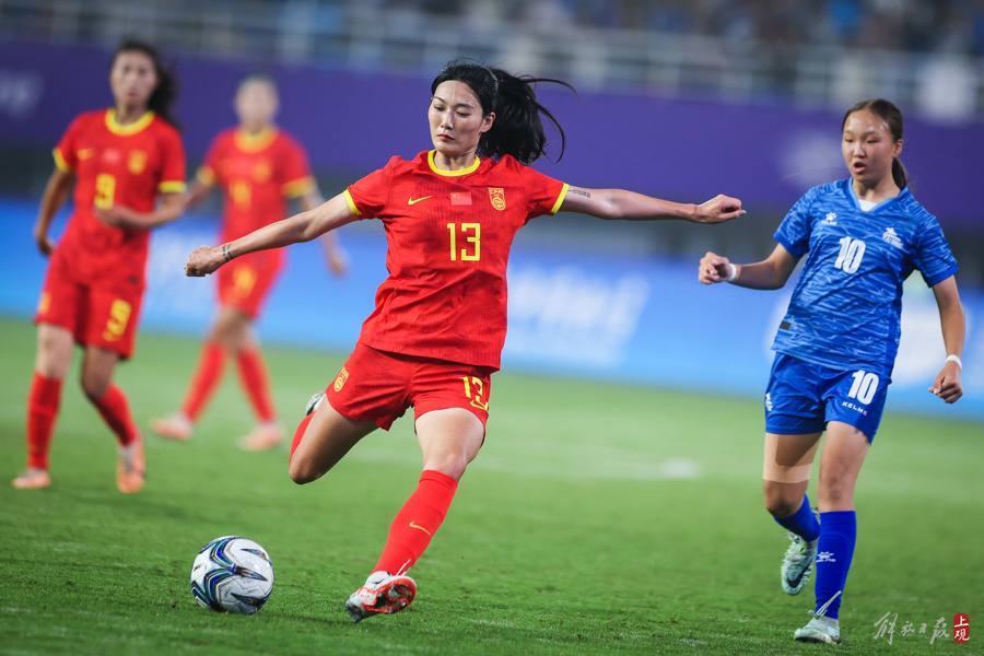 Bringing confidence to players, during the Asian Games, the women's football team won 16 goals against Mongolia