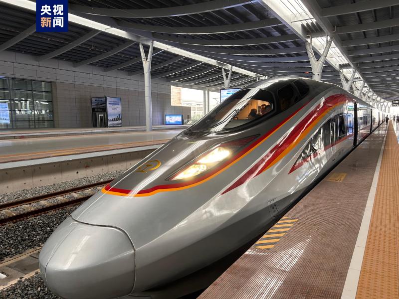 Activate countdown! The Fuxing intelligent multiple unit has officially launched a test run on the Fuzhou Xiamen high-speed railway