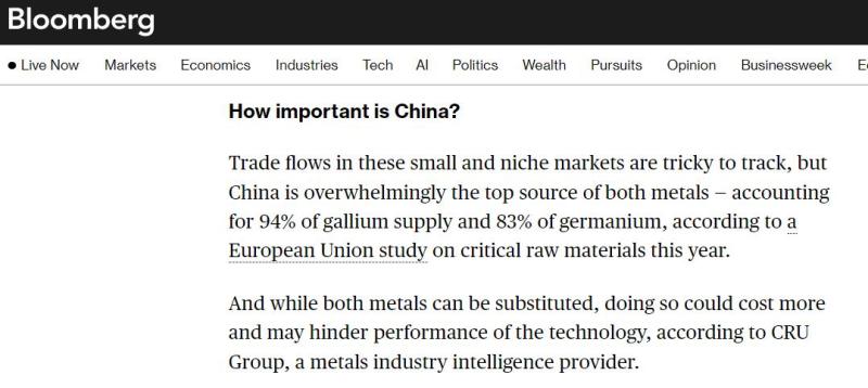 Overseas Experts Evaluate Important Raw Materials for Export Control: Replacing China is a "Fantasy" for the United States | Countries | Exports