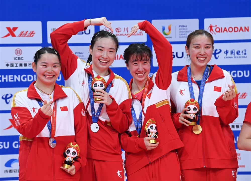 Behind the passion shines the strength of Shanghai and the heritage of Chinese football! The Chinese team took over the table tennis event of the Universiade in advance, winning the Seven Gold Medals at the Universiade | Qian Tianyi | Project