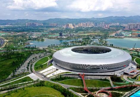 Exploring the Chengdu Universiade | Entering the Main Stadium of Dong'an Lake Sports Park - Sharing the Universiade Grand Event and Going to the Youth Covenant Park | Stadium | Sports