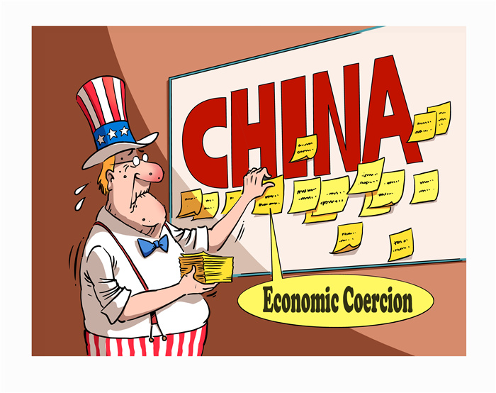 漫评美国炒作“中国经济胁迫”：“贴标签”借口|中国|经济