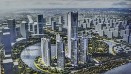 Fenglong Super High rise Complex Project lays the foundation to create a new landmark for Suzhou High Speed Rail New City | Project | Complex