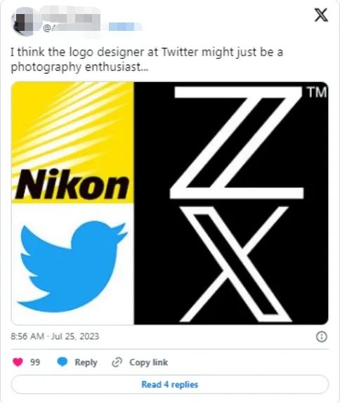 Is Musk "X" suspected of plagiarism? Netizen | Logo | Musk