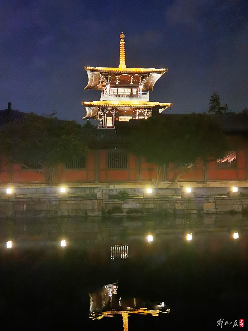夜游广富林文化遗址公园畅享暑期漫生活,打卡水上“金字塔”夜游|广富林