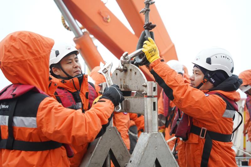 中国第13次北冰洋科考首个全部完成的作业项目产生科考|作业|北冰洋