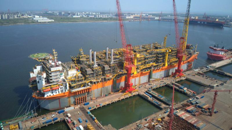 世界最大吨位之一的海上浮式生产储卸油船“SEPETIBA”轮在天津完成交付天津港保税区|FPSO|储卸油船