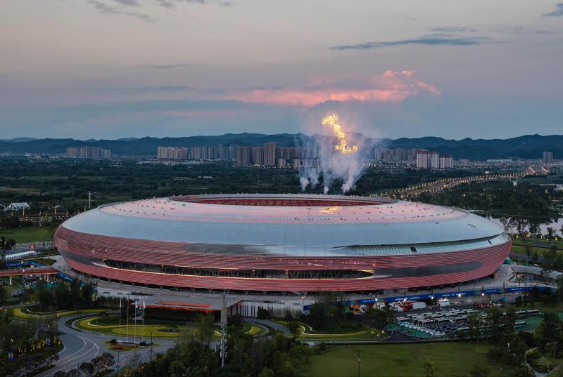 Sparkling Fireworks, Chengdu Universiade | Tonight Chengdu Stadium | Anhu | Universiade