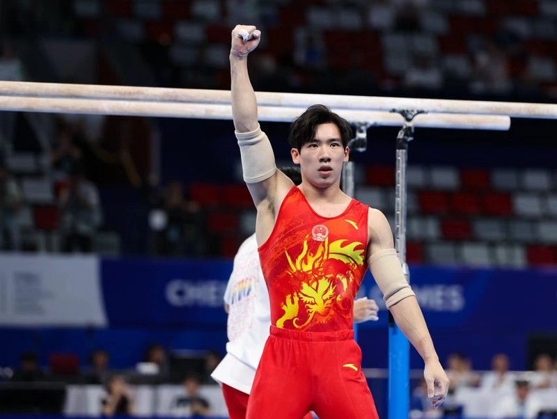 The Chinese army has won nine gold medals and gained confidence. The gymnastics competition at the Chengdu Universiade has become a "rehearsal" for the Paris Olympics. The Olympic Games | Men's | Universiade