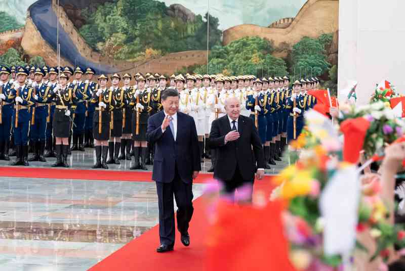 Xi Jinping Talks with Algerian President China-Algeria | Cooperation | Xi Jinping
