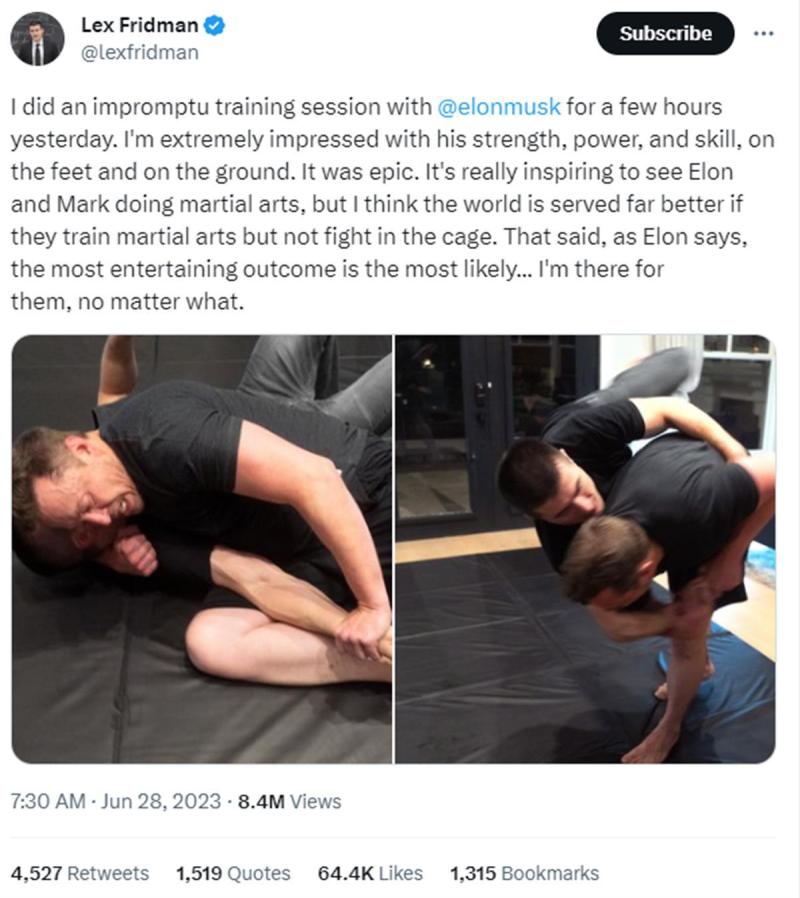 Are Musk and Zuckerberg really going to compete with the same master? Foreign media: The two have started training in Las Vegas | Judo | Zuckerberg