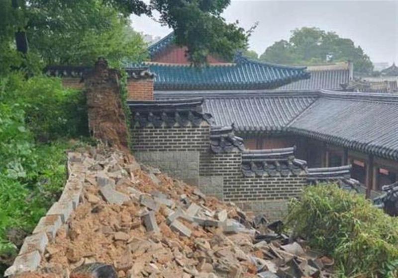 1500年历史的世界遗产公山城遭灭顶之灾,韩国39件文化古迹遭暴雨破坏暴雨|文化|历史