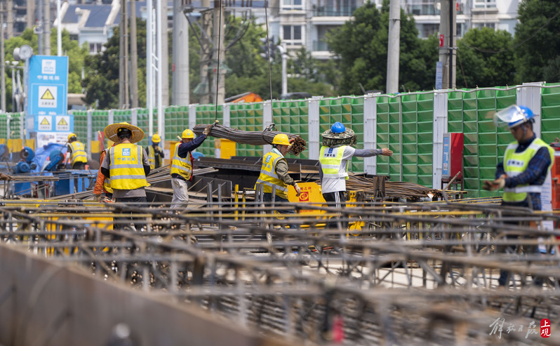 The Jiamin Line Jiajian Highway Station of the urban railway has entered the main construction stage, and the Jiamin Line