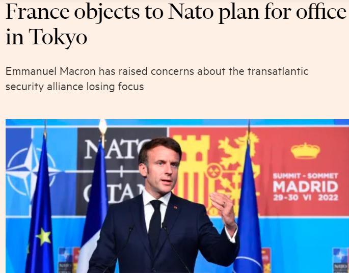 Macron's visit to China this year was not in vain, just because of this sentence: Japan | NATO | Macron